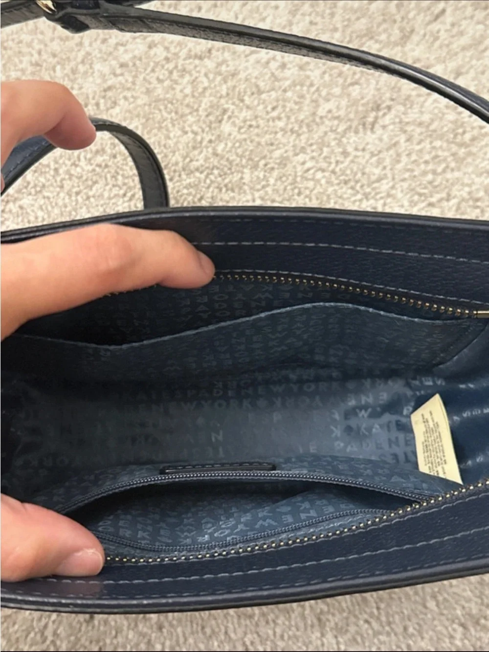 Kate Spade Navy Blue Crossbody Bag